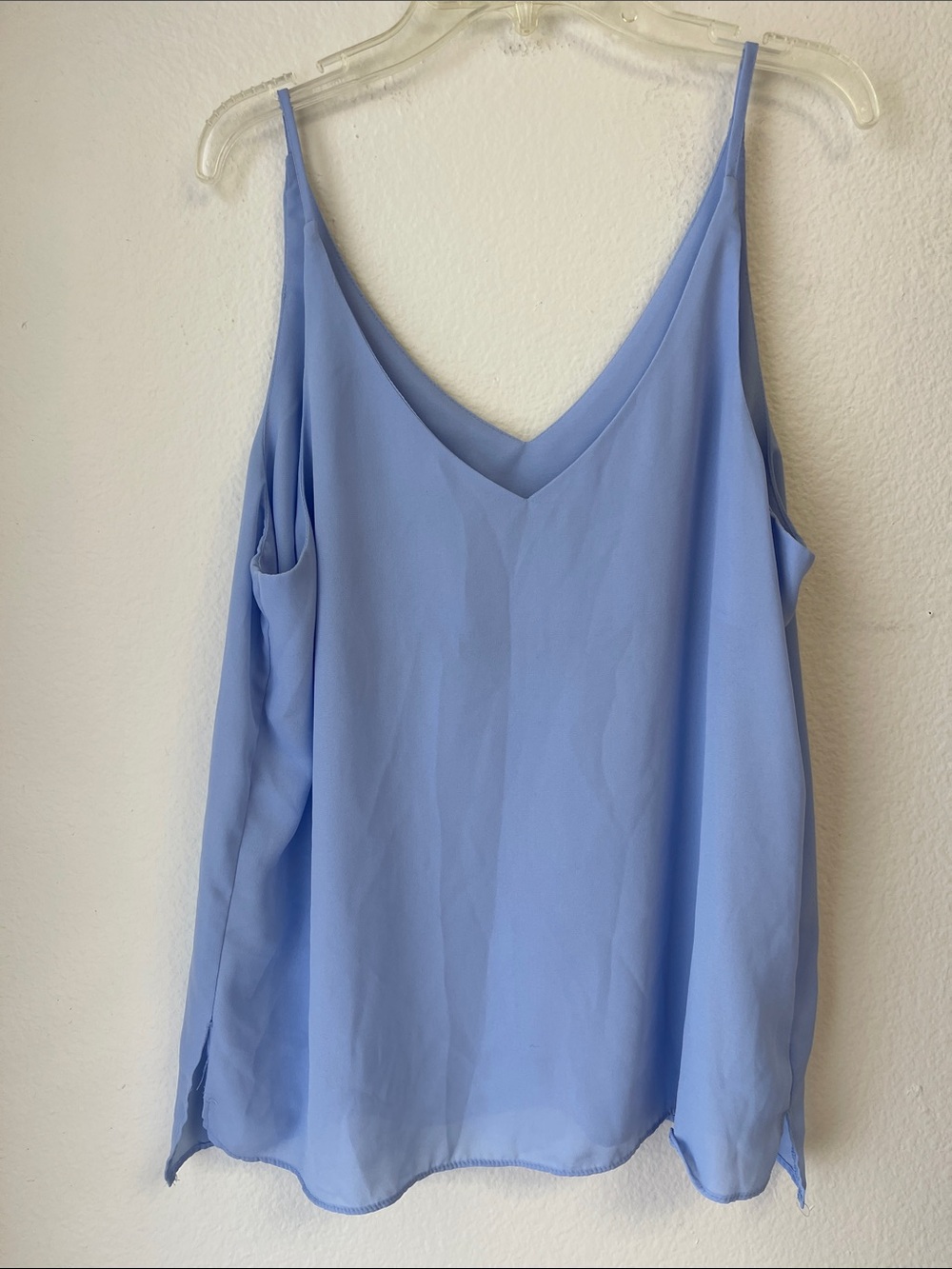 Shinestar Light Blue V-Neck Spaghetti Strap Camisole - Picture 2 of 2